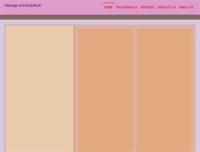 Tablet Screenshot of massagenbodywork.com